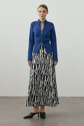 Zebra Desen Twill Etek Ekru