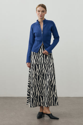 Zebra Desen Twill Etek Ekru