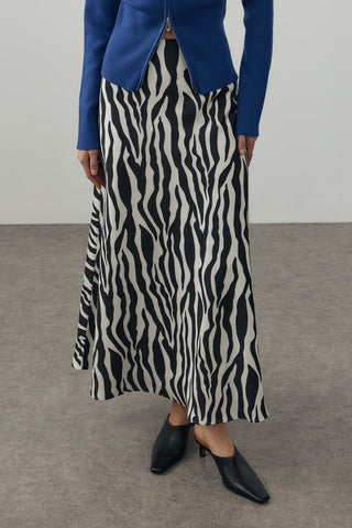 Zebra Desen Twill Etek Ekru