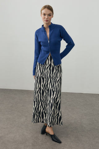 Zebra Desen Twill Etek Ekru
